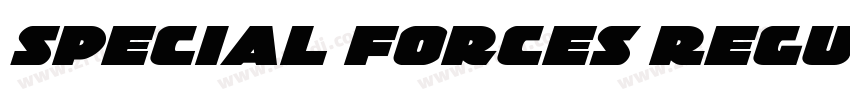 Special Forces Regul字体转换